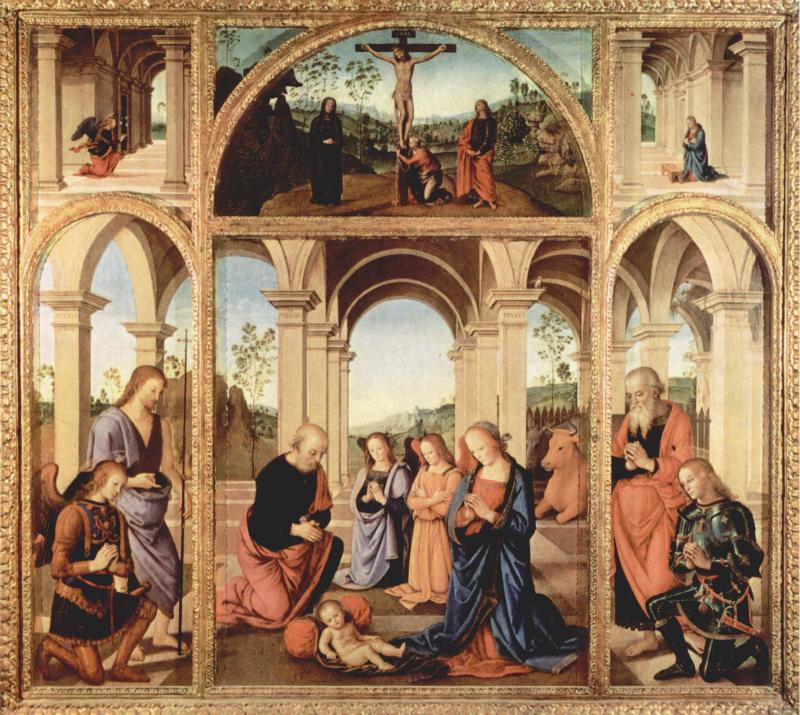 Pietro Perugino Albani Torlonia Polyptych oil painting image